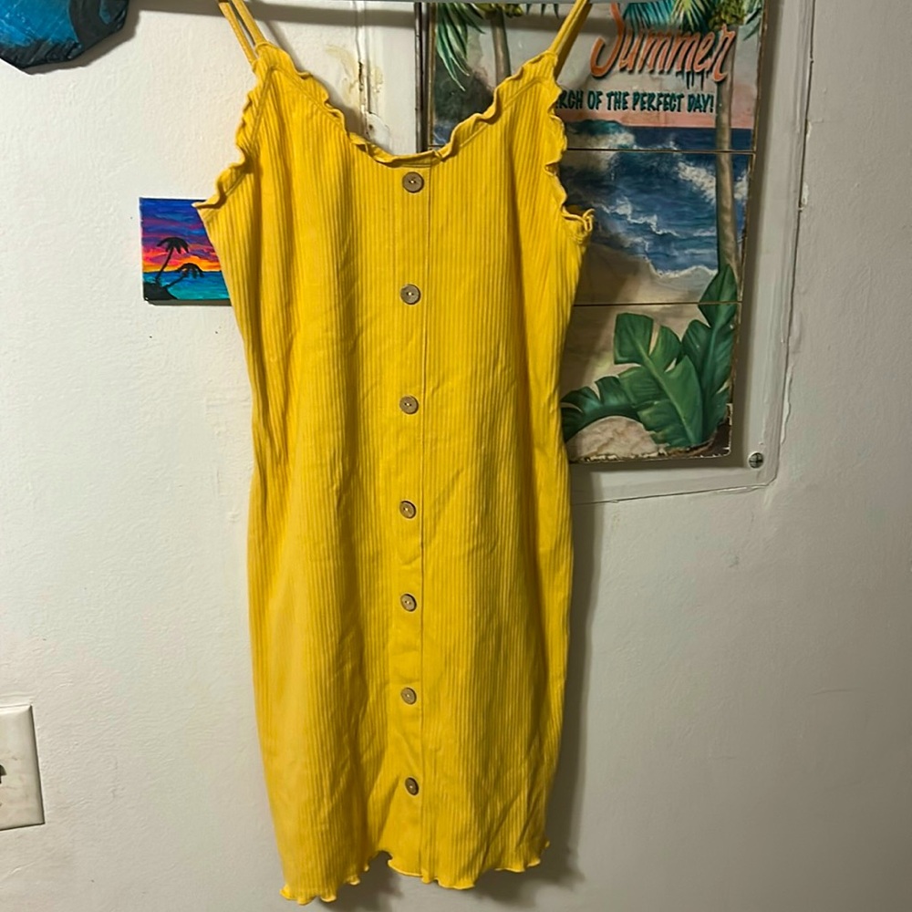 Small yellow summer dress